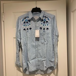 Rails denim shirt size small NWT